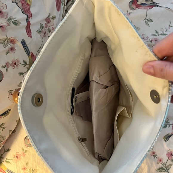 NWT | Anthropologie Checkered Straw Clutch! - Picture 5 of 7